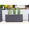 Jardiniere - EDA - Graphit - 98 L - 99,5 x 39 x H. 43 cm -Gris Anthrac