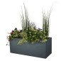 Jardiniere - EDA - Graphit - 98 L - 99,5 x 39 x H. 43 cm -Gris Anthracite