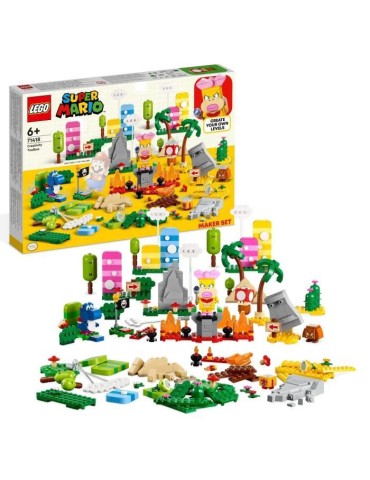 LEGO Super Mario 71418 Set La boîte a Outils Créative, Jouet Enfants 6 Ans, avec Figurines