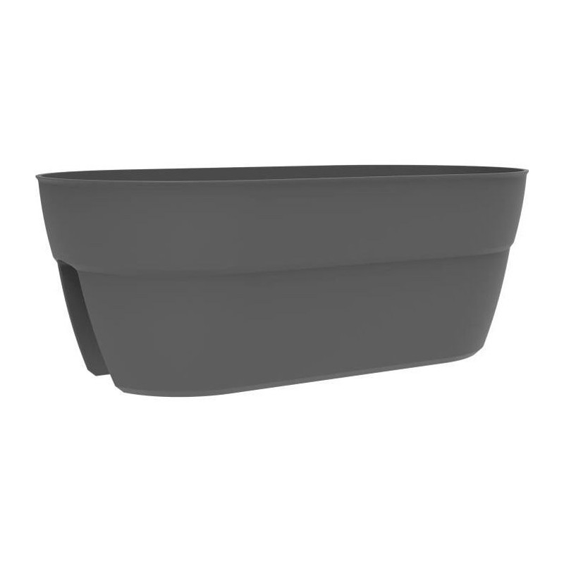 EDA Jardiniere Cavaliere OSAKA 19,5 L - 56 x 30,1 x H.20,6 cm - Gris a EDA Jardiniere Cavaliere OSAKA 19,5 L - 56 x 30,1 x H.20,6 cm - Gris a