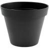 EDA Pot de fleur rond TOSCANE - 43 L - Ø 47,5 x H.40 cm - Gris Anthra