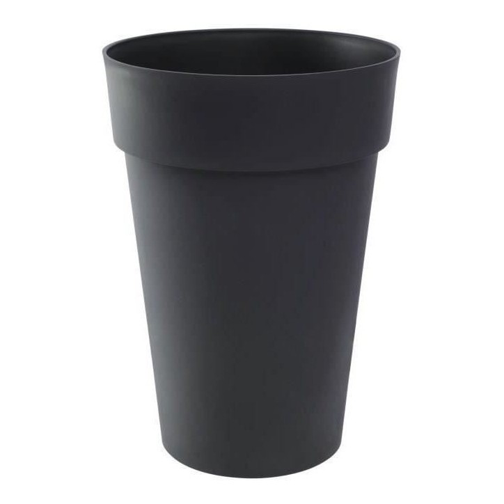 Vase haut Rond Ø 46 cm - EDA - Toscane - 67 L - Ø 46 x H. 65 cm - Gris Anthracite Vase haut Rond Ø 46 cm - EDA - Toscane - 67 L - Ø 46 x H. 65 cm - Gris Anthracite