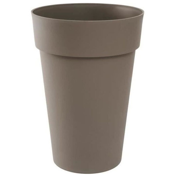 Vase haut Rond Ø 46 cm - EDA - Toscane - 67 L - Ø 46 x H. 65 cm - Taupe Vase haut Rond Ø 46 cm - EDA - Toscane - 67 L - Ø 46 x H. 65 cm - Taupe