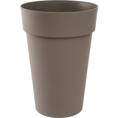 Vase haut Rond Ø 46 cm - EDA - Toscane - 67 L - Ø 46 x H. 65 cm - Taupe