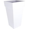 EDA Pot de fleurs carré XXL TOSCANE - 98 L - 43,3 x 43,3 x H 80 cm -