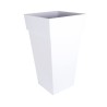 EDA Pot de fleurs carré XXL TOSCANE - 98 L - 43,3 x 43,3 x H 80 cm -