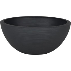 EDA Pot vasque GRAPHIT UP - 3,3L - Ø 25 cm x H 10 cm - Gris anthracit
