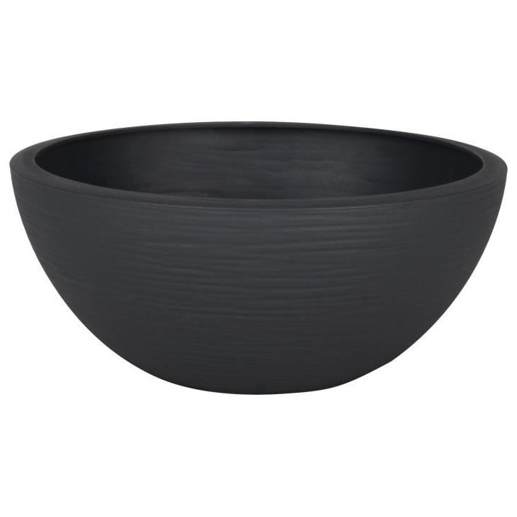 EDA Pot vasque GRAPHIT UP - 3,3L - Ø 25 cm x H 10 cm - Gris anthracite EDA Pot vasque GRAPHIT UP - 3,3L - Ø 25 cm x H 10 cm - Gris anthracite