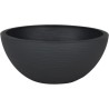 EDA Pot vasque GRAPHIT UP - 3,3L - Ø 25 cm x H 10 cm - Gris anthracit