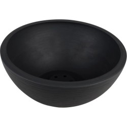 EDA Pot vasque GRAPHIT UP - 3,3L - Ø 25 cm x H 10 cm - Gris anthracit