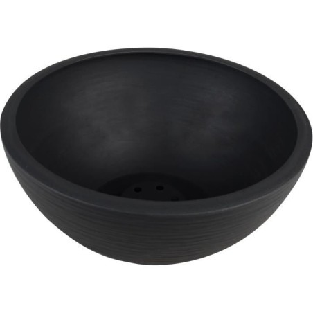 EDA Pot vasque GRAPHIT UP - 3,3L - Ø 25 cm x H 10 cm - Gris anthracite