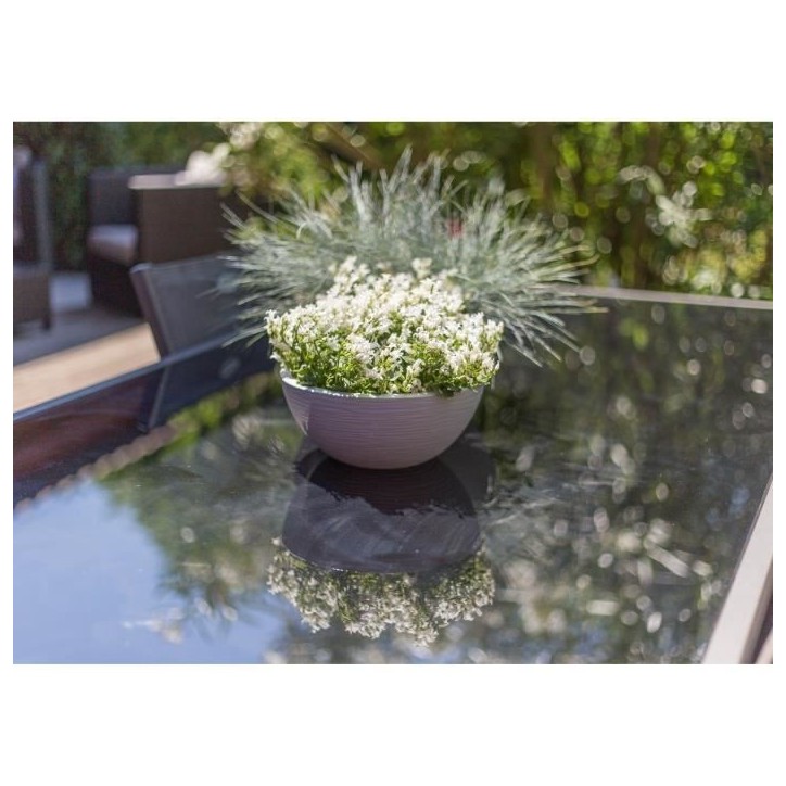 EDA Pot vasque GRAPHIT UP - 3,3L - Ø 25 cm x H 10 cm - Gris anthracite EDA Pot vasque GRAPHIT UP - 3,3L - Ø 25 cm x H 10 cm - Gris anthracite