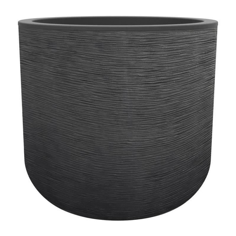 EDA Pot rond GRAPHIT UP - 32,5 L - Ø 38,5 cm x H 36,8 cm - Gris anthr EDA Pot rond GRAPHIT UP - 32,5 L - Ø 38,5 cm x H 36,8 cm - Gris anthr