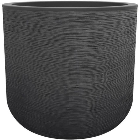 EDA Pot rond GRAPHIT UP - 32,5 L - Ø 38,5 cm x H 36,8 cm - Gris anthr
