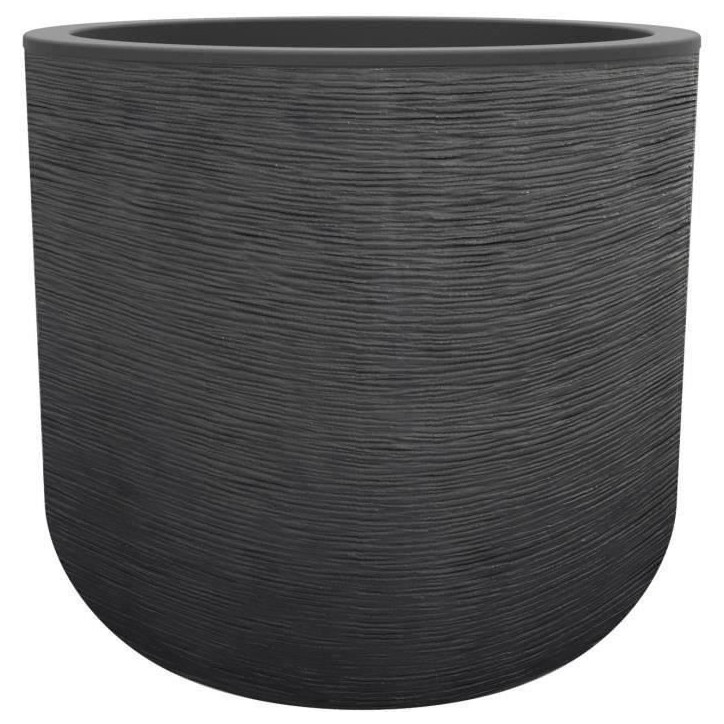 EDA Pot rond GRAPHIT UP - 32,5 L - Ø 38,5 cm x H 36,8 cm - Gris anthracite