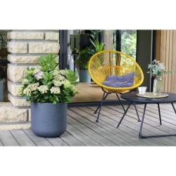 EDA Pot rond GRAPHIT UP - 32,5 L - Ø 38,5 cm x H 36,8 cm - Gris anthr