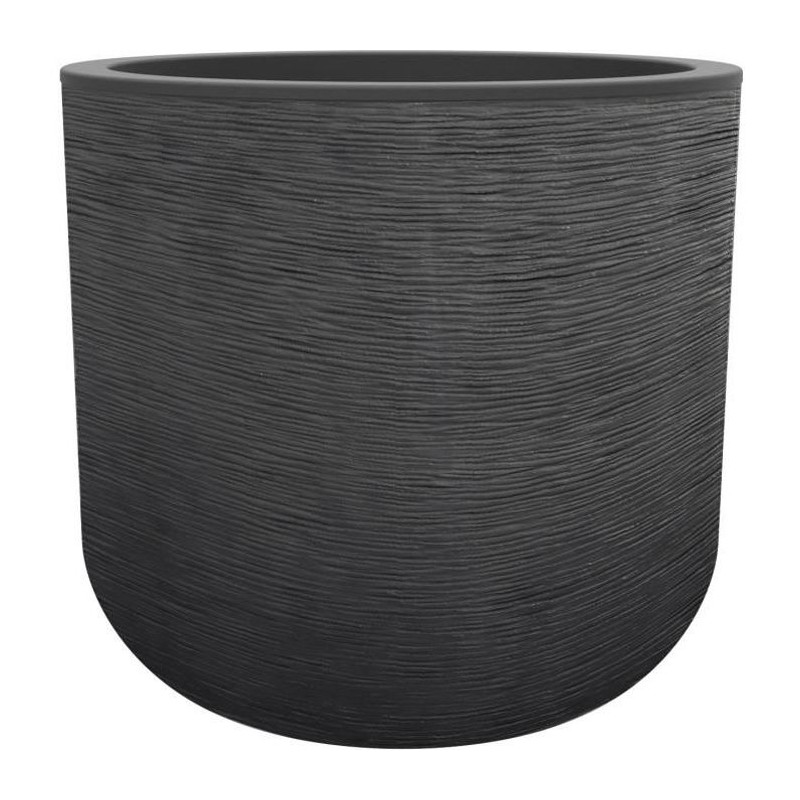 EDA Pot de fleurs rond GRAPHIT UP - 67 L - Ø 49 cm x H 46,2 cm - Gris EDA Pot de fleurs rond GRAPHIT UP - 67 L - Ø 49 cm x H 46,2 cm - Gris