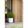 EDA Pot de fleurs rond GRAPHIT UP - 67 L - Ø 49 cm x H 46,2 cm - Blan
