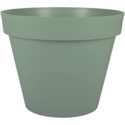 EDA Pot de fleur rond TOSCANE - 76 L - Ø 60 x H 47 cm - Vert laurier