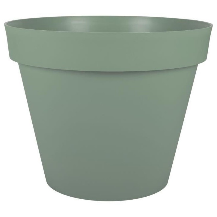 EDA Pot de fleur rond TOSCANE - 76 L - Ø 60 x H 47 cm - Vert laurier
