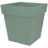 EDA Pot carré TOSCANE - 50 cm - 87 L - 49,5 x 49,5 x 52,5 cm - Vert l