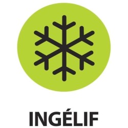 Soucoupe Carrée 40 cm - EDA -Toscane - 40 x 40 x H. 5,9 cm - Vert Lau