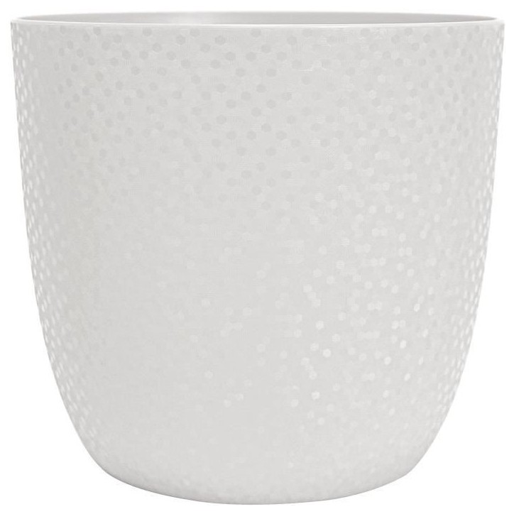 EDA Cache-pot OPALE - 14,8 L - Ø 29,5 x H.27,1 cm - Blanc ivoire EDA Cache-pot OPALE - 14,8 L - Ø 29,5 x H.27,1 cm - Blanc ivoire