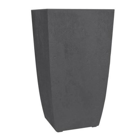 EDA Bac a fleurs Carré haut DIVA BASALT - 42 L - 43,5 x 43,5 x H.78.2