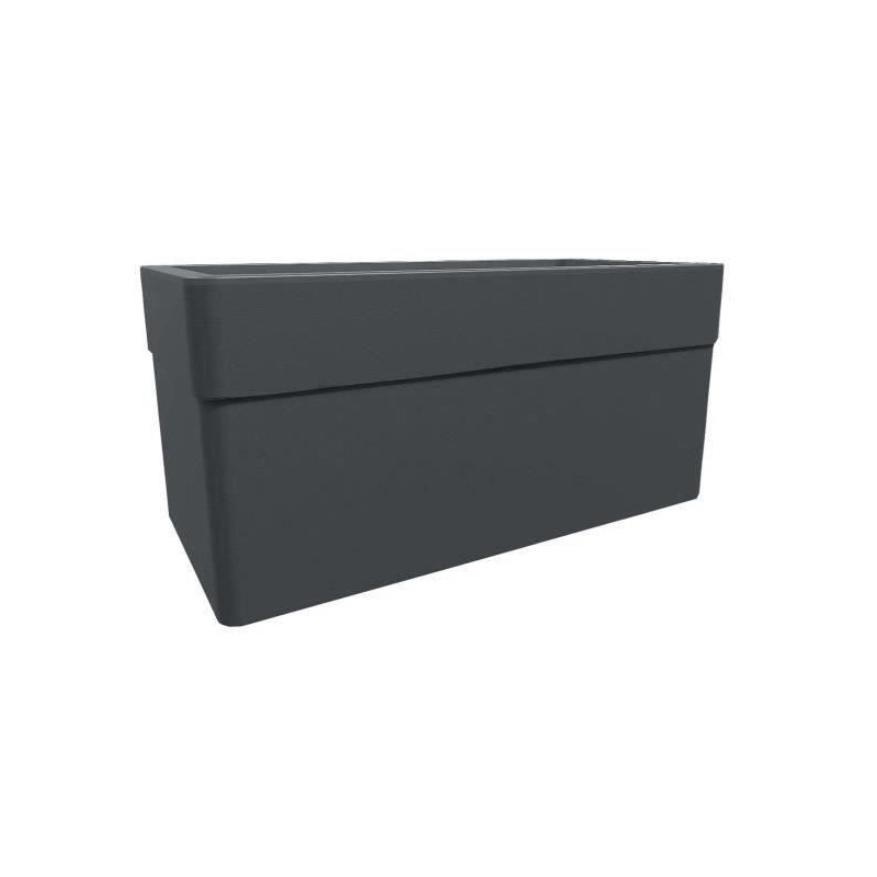 Jardiniere 80 cm - EDA - CAREL - 63 L - Avec roulettes - Extérieur ou