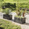 Jardiniere 80 cm - EDA - CAREL - 63 L - Avec roulettes - Extérieur ou