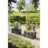 Jardiniere 80 cm - EDA - CAREL - 63 L - Avec roulettes - Extérieur ou