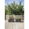 Jardiniere 80 cm - EDA - CAREL - 63 L - Avec roulettes - Extérieur ou