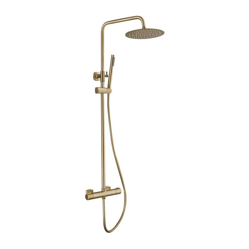 Colonne de douche avec robinetterie Thermostatique - EDOUARD ROUSSEAU Colonne de douche avec robinetterie Thermostatique - EDOUARD ROUSSEAU