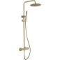Colonne de douche avec robinetterie Thermostatique - EDOUARD ROUSSEAU - DODDY - Laiton brossé