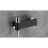 Mitigeur douche - EDOUARD ROUSSEAU - BLACK STEEL - Noir / Chromé