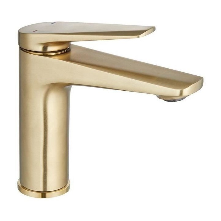 Mitigeur Lavabo - EDOUARD ROUSSEAU - GLOSS - Laiton Brossé Mitigeur Lavabo - EDOUARD ROUSSEAU - GLOSS - Laiton Brossé