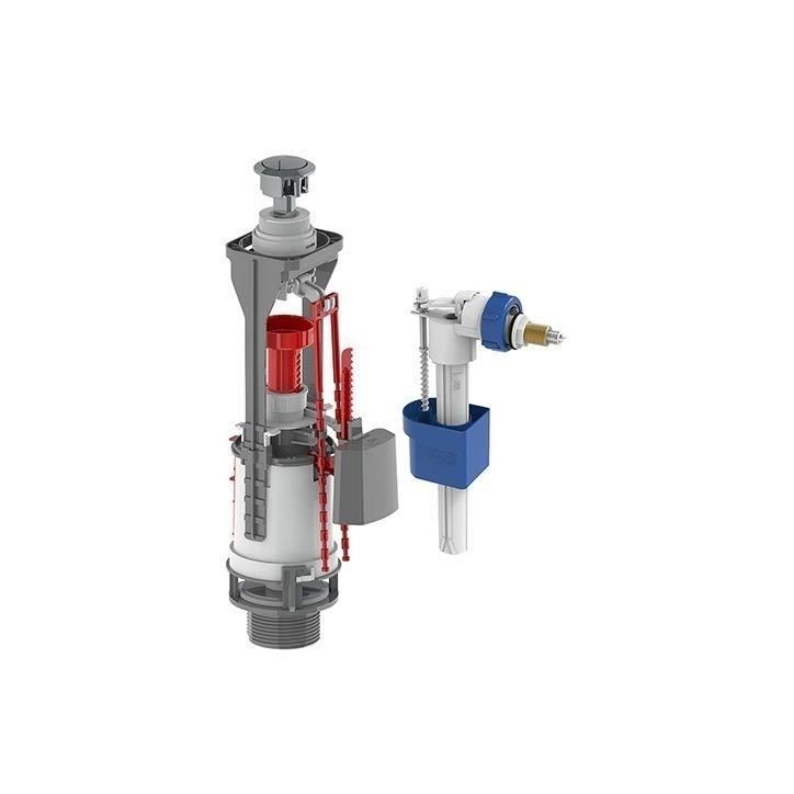 Kit mécanisme WC a alimentation latérale - ROUSSEAU - Certifié NF - Silencieux - Hauteur réglable de 320 a 410 mm Kit mécanisme WC a alimentation latérale - ROUSSEAU - Certifié NF - Silencieux - Hauteur réglable de 320 a 410 mm