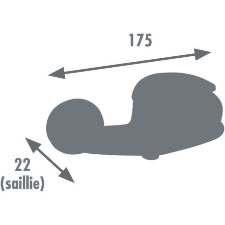 Mitigeur de douche - EDOUARD ROUSSEAU - Cardiff - Design compact - Installation murale standard - Chromé