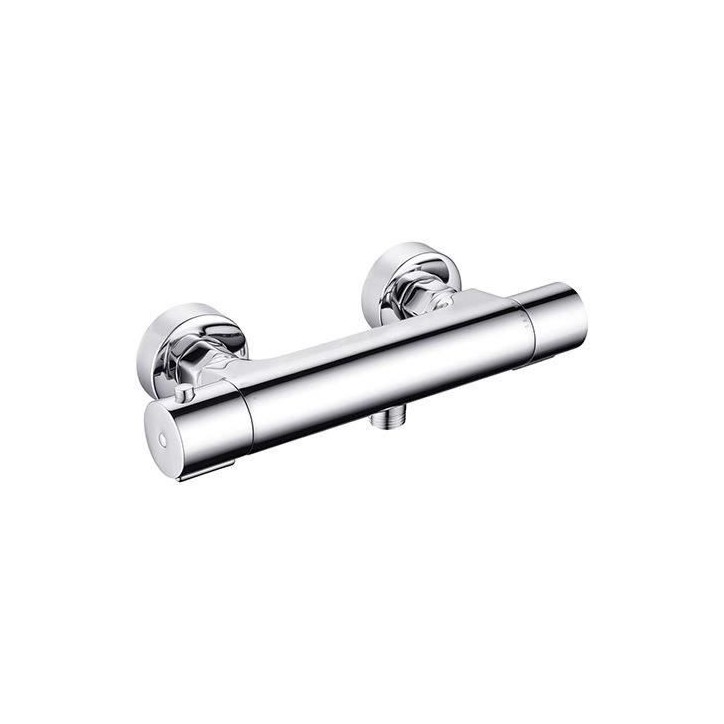 Mitigeur thermostatique de douche - EDOUARD ROUSSEAU - Garance 3 - Corps froid - Adapté a toute production d'eau chaude - Chrom Mitigeur thermostatique de douche - EDOUARD ROUSSEAU - Garance 3 - Corps froid - Adapté a toute production d'eau chaude - Chrom