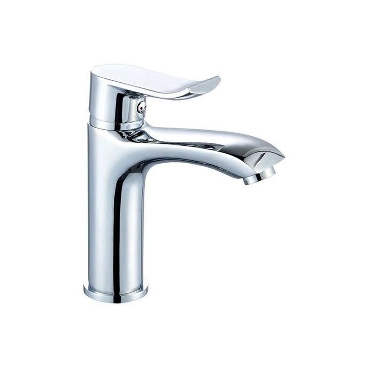 Mitigeur de lavabo - EDOUARD ROUSSEAU - Rangoon - Aérateur réducteur de débit - Cartouche céramique Ø 35 mm - Chromé Mitigeur de lavabo - EDOUARD ROUSSEAU - Rangoon - Aérateur réducteur de débit - Cartouche céramique Ø 35 mm - Chromé