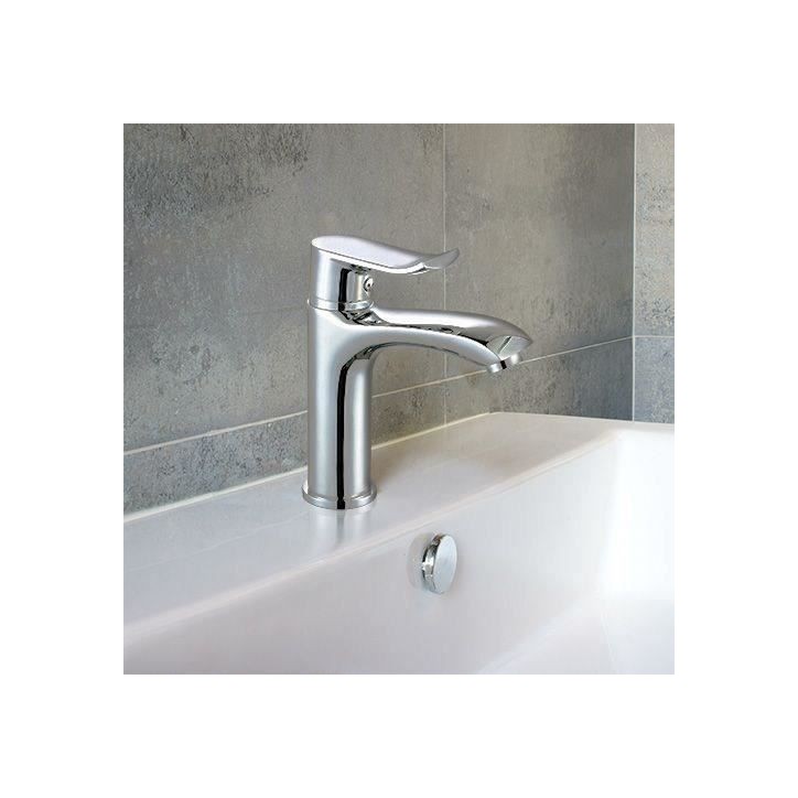 Mitigeur de lavabo - EDOUARD ROUSSEAU - Rangoon - Aérateur réducteur de débit - Cartouche céramique Ø 35 mm - Chromé Mitigeur de lavabo - EDOUARD ROUSSEAU - Rangoon - Aérateur réducteur de débit - Cartouche céramique Ø 35 mm - Chromé