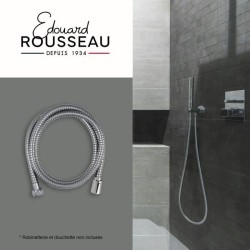 Flexible de douche - ROUSSEAU - Écrous métal anti-torsion - Réducte