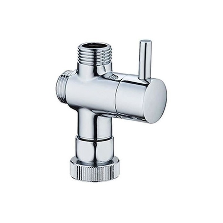 Inverseur et connecteur pour colonne de douche - Standard - EDOUARD ROUSSEAU - Chromé Inverseur et connecteur pour colonne de douche - Standard - EDOUARD ROUSSEAU - Chromé