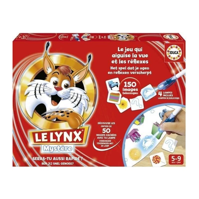 Jeu d'images - EDUCA - Lynx Mystere 150 Images