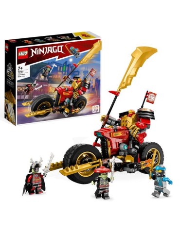 LEGO NINJAGO 71783 La Moto du Robot de Kai – Évolution, Jouet de Ninja, Figurine Robot