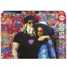 Puzzle - EDUCA - Leo et Lisa - 1500 pieces - 60 x 85 cm - Dessins anim