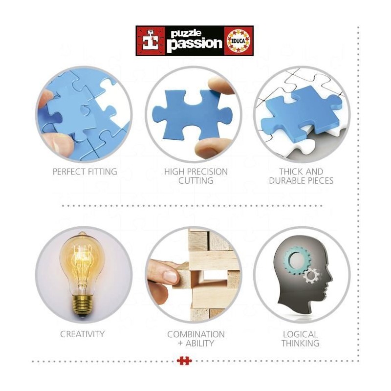 Puzzle - EDUCA - Récif de Corail Poséidon - 1000 pieces - Paysage et