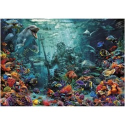 Puzzle - EDUCA - Récif de Corail Poséidon - 1000 pieces - Paysage et