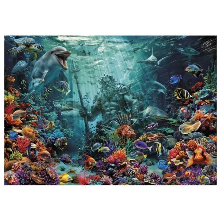 Puzzle - EDUCA - Récif de Corail Poséidon - 1000 pieces - Paysage et nature - Mixte - Intérieur Puzzle - EDUCA - Récif de Corail Poséidon - 1000 pieces - Paysage et nature - Mixte - Intérieur