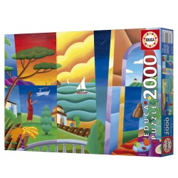 Puzzle - EDUCA - Philip Stanton, Penelope Attend - 2000 pieces - 96x68